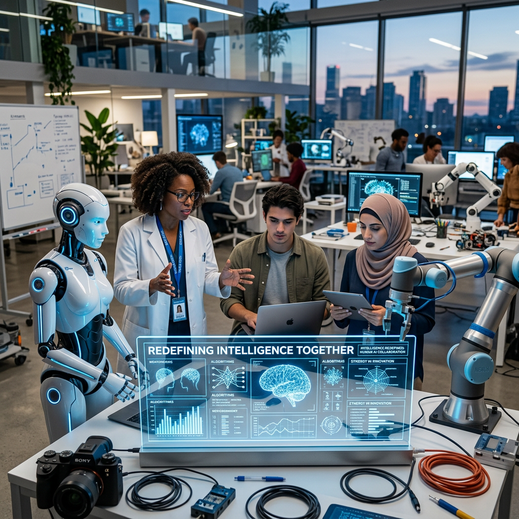 Humans and machines redefining intelligence together
