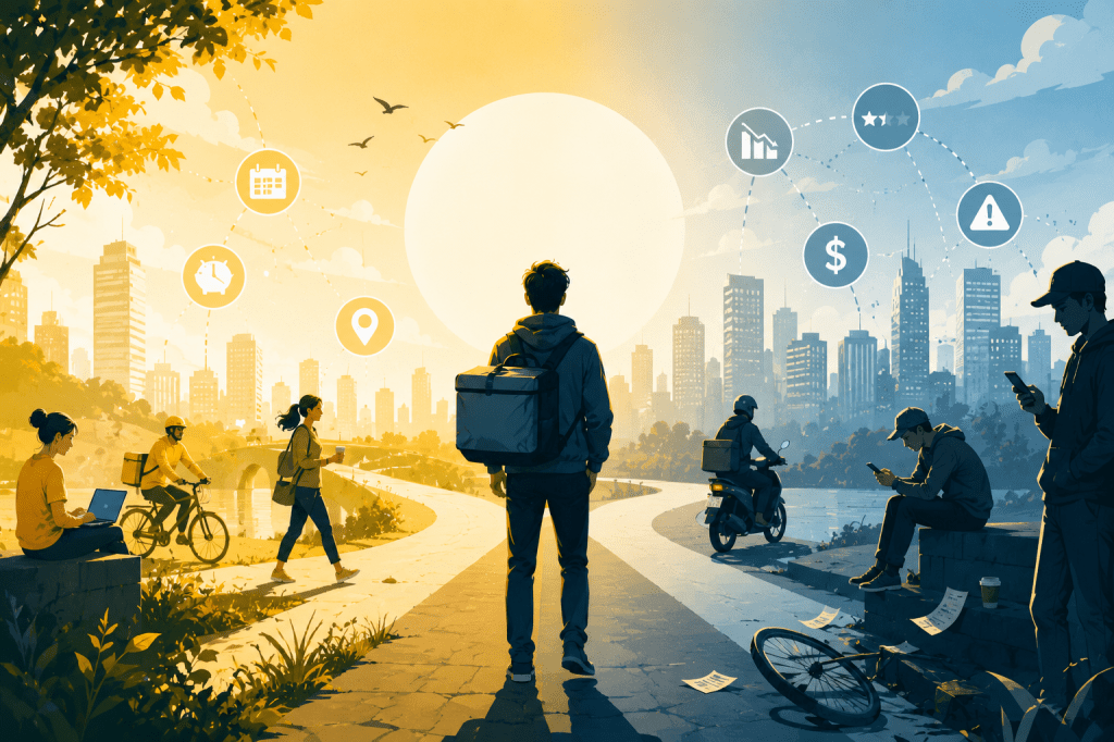 Freedom or Precarity? Life Inside the Gig&nbsp;Economy